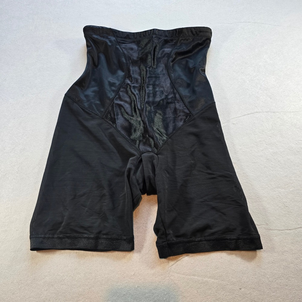 Maidenform Womens High Waist Thigh Slimmer Shapewear Black Medium 1455/P1455